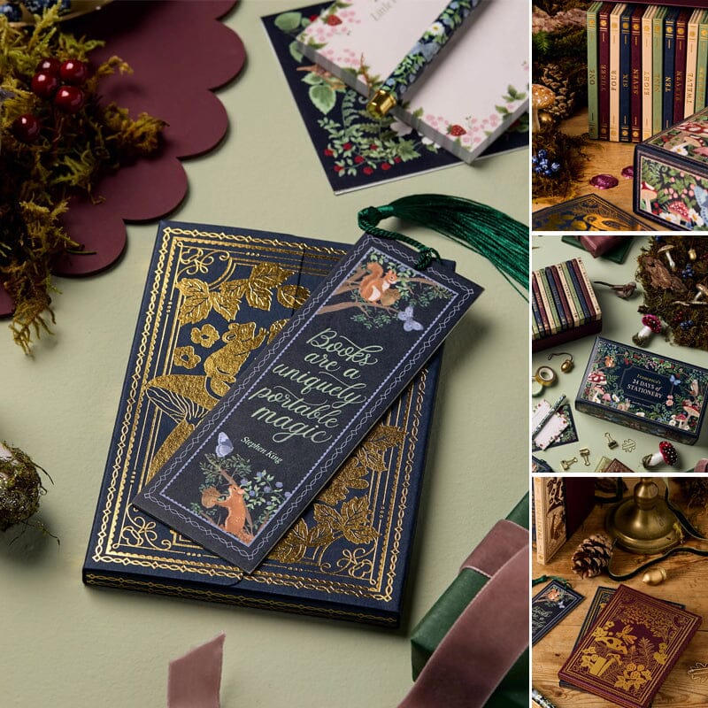 Niki | 24 Days Premium Stationery Advent Calendar | Limited "Winter Forest" Edition | 24 Exclusive Stationery Surprises | Sustainable &amp; Plastic-Free | Includes 2025 Calendar &amp; Accessories