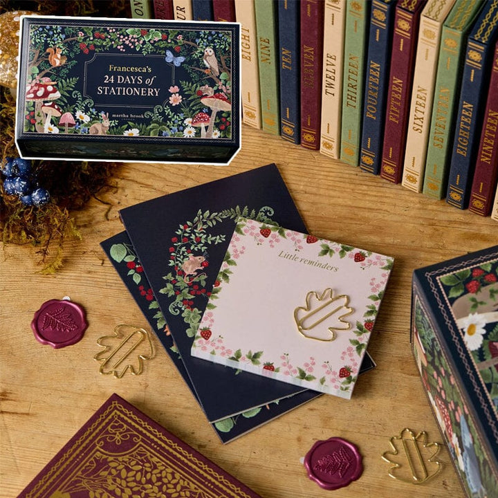 Niki | 24 Days Premium Stationery Advent Calendar | Limited "Winter Forest" Edition | 24 Exclusive Stationery Surprises | Sustainable &amp; Plastic-Free | Includes 2025 Calendar &amp; Accessories
