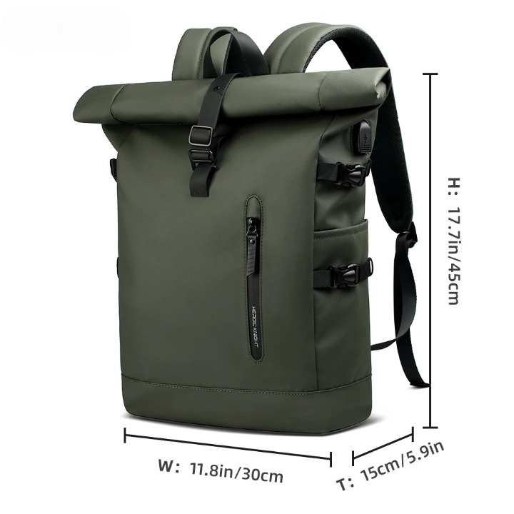 Niki | 3-in-1 Bike Bag Backpack Roll-Top Waterproof Versatile