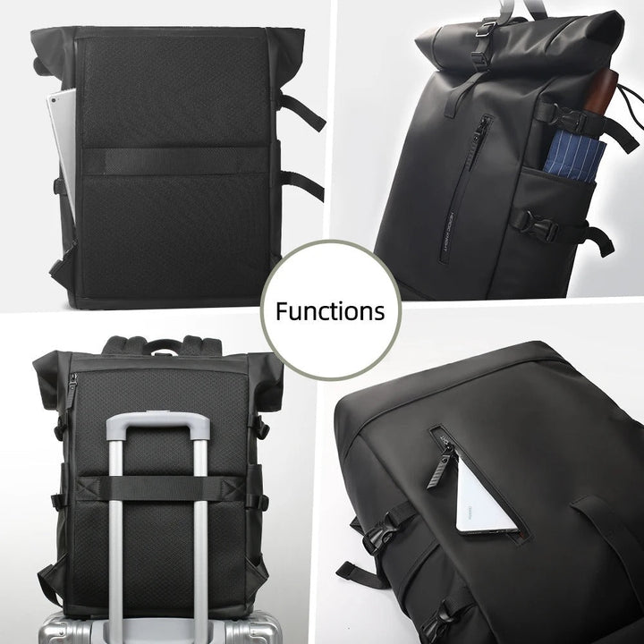 Niki | 3-in-1 Bike Pannier Backpack with Roll-Top