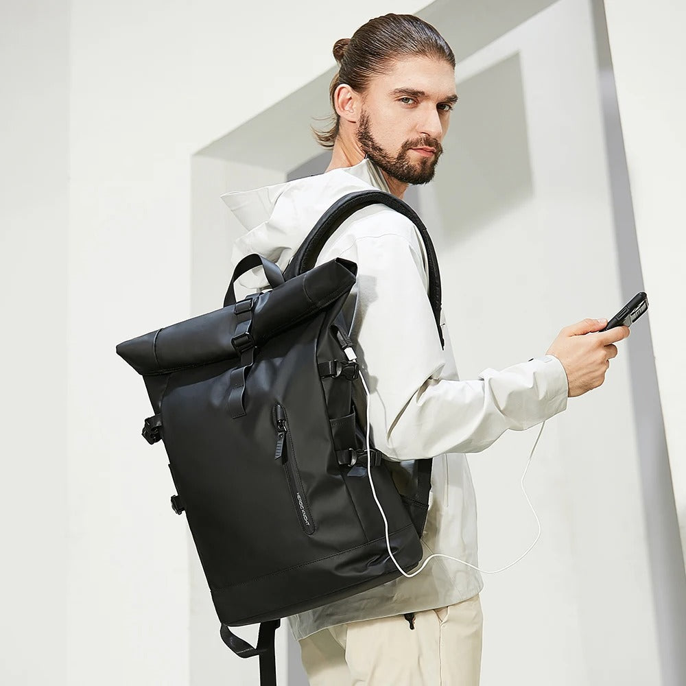 Niki | 3-in-1 Bike Pannier Backpack with Roll-Top