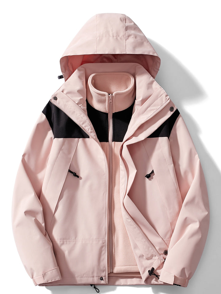 Niki | 3-in-1 Fleece Winter Jacket with Hood for Women