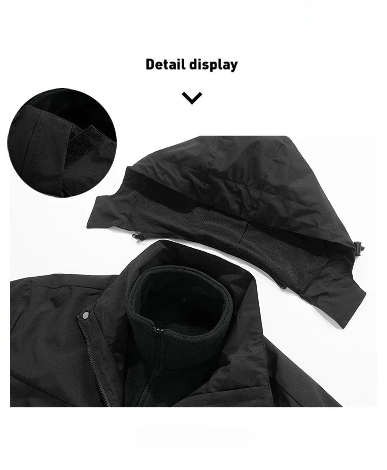 Niki | 3-in-1 Fleece Winter Jacket with Hood for Women