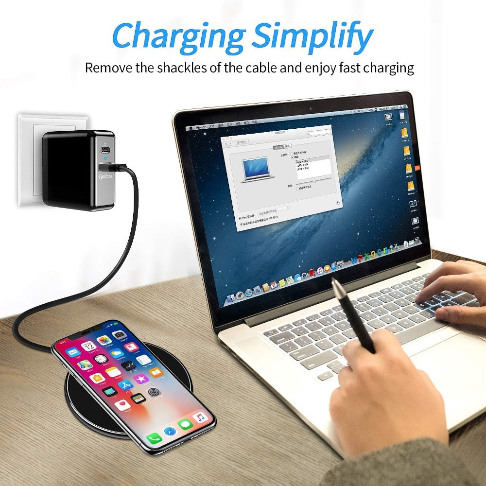Niki | 30W Fast Wireless Charging Pad | Premium USB C MagSafe Charger for Apple iPhone, Samsung &amp; Android - Fast Wireless Charging Pad