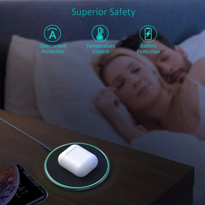 Niki | 30W Fast Wireless Charging Pad | Premium USB C MagSafe Charger for Apple iPhone, Samsung &amp; Android - Fast Wireless Charging Pad