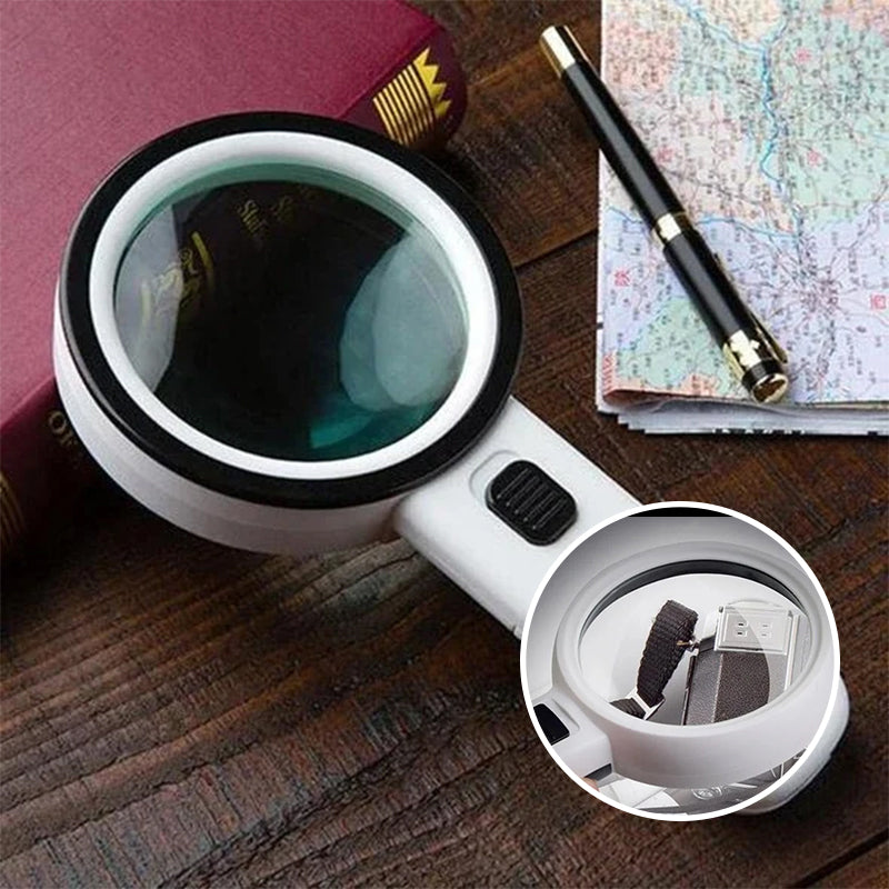 Niki | 30x Optical Magnifying Glass with LED Light