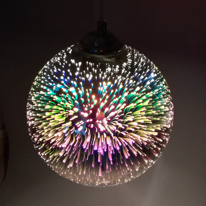 Niki | 3D Firework Glass Pendant Light | Creative Colored Glass Design