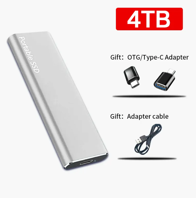 Niki | 4TB USB-C Portable External Hard Drive for PC &amp; Mac