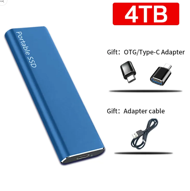 Niki | 4TB USB-C Portable External Hard Drive for PC &amp; Mac