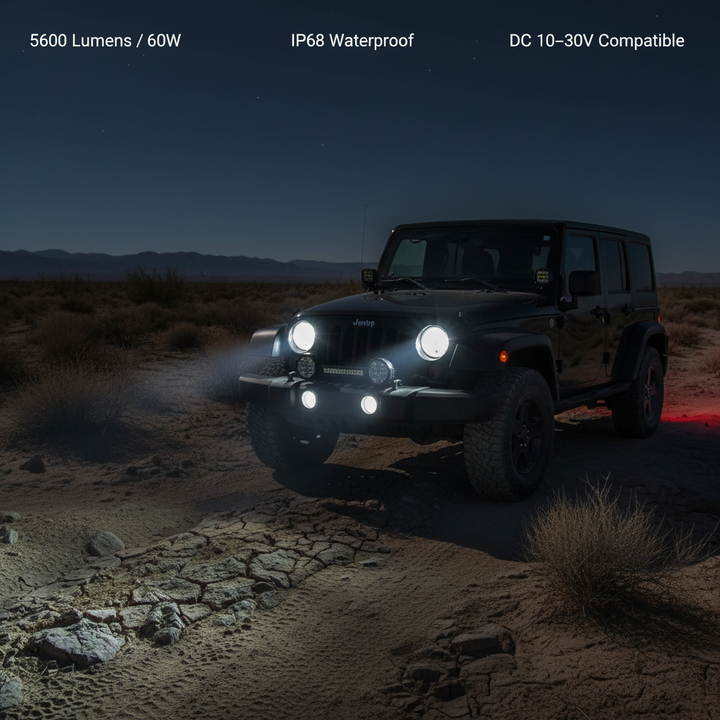 Niki 7 Inch LED Driving Light for Car &amp; 4x4