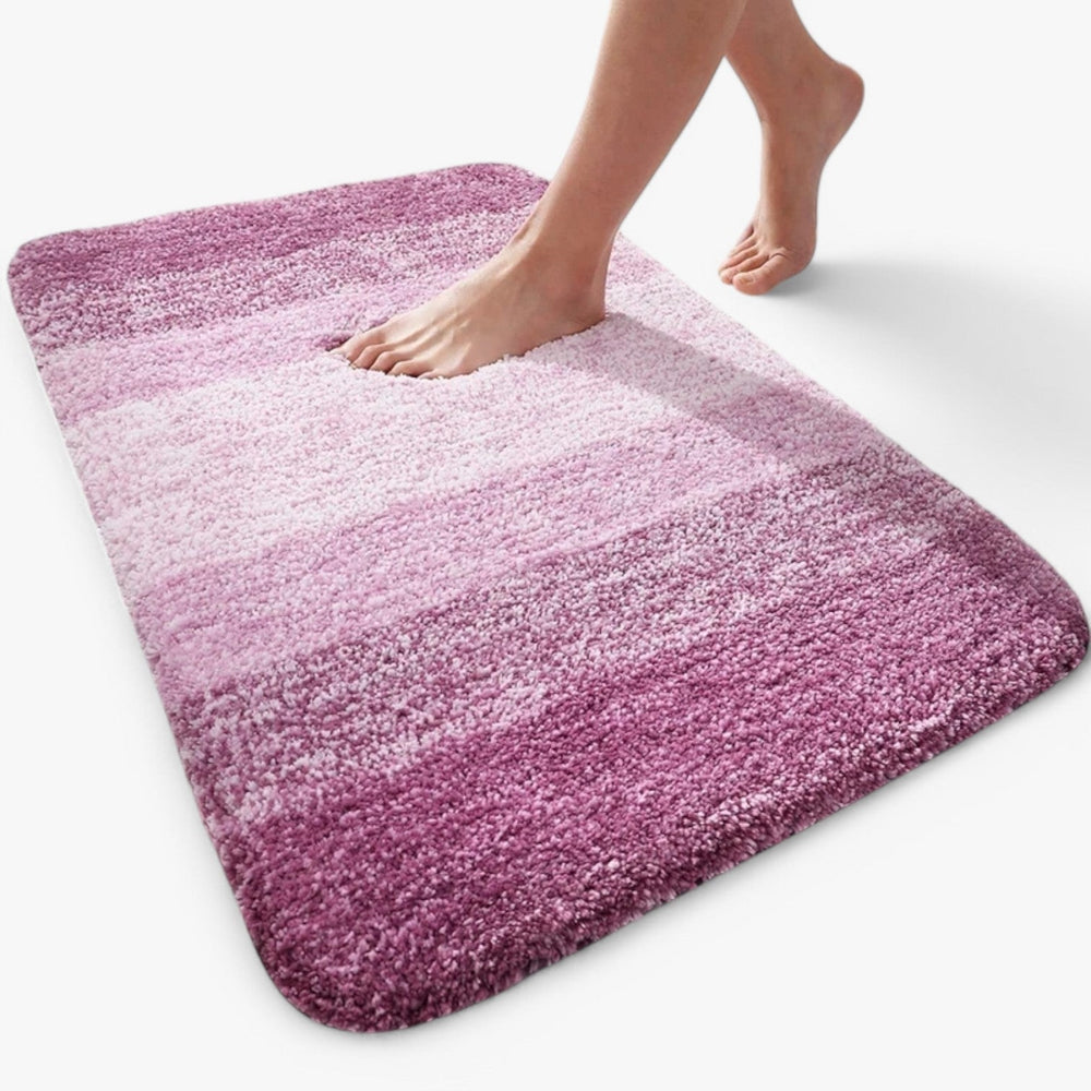 Niki | Absorbent Non-Slip Bath Mat with Graduated Stripes