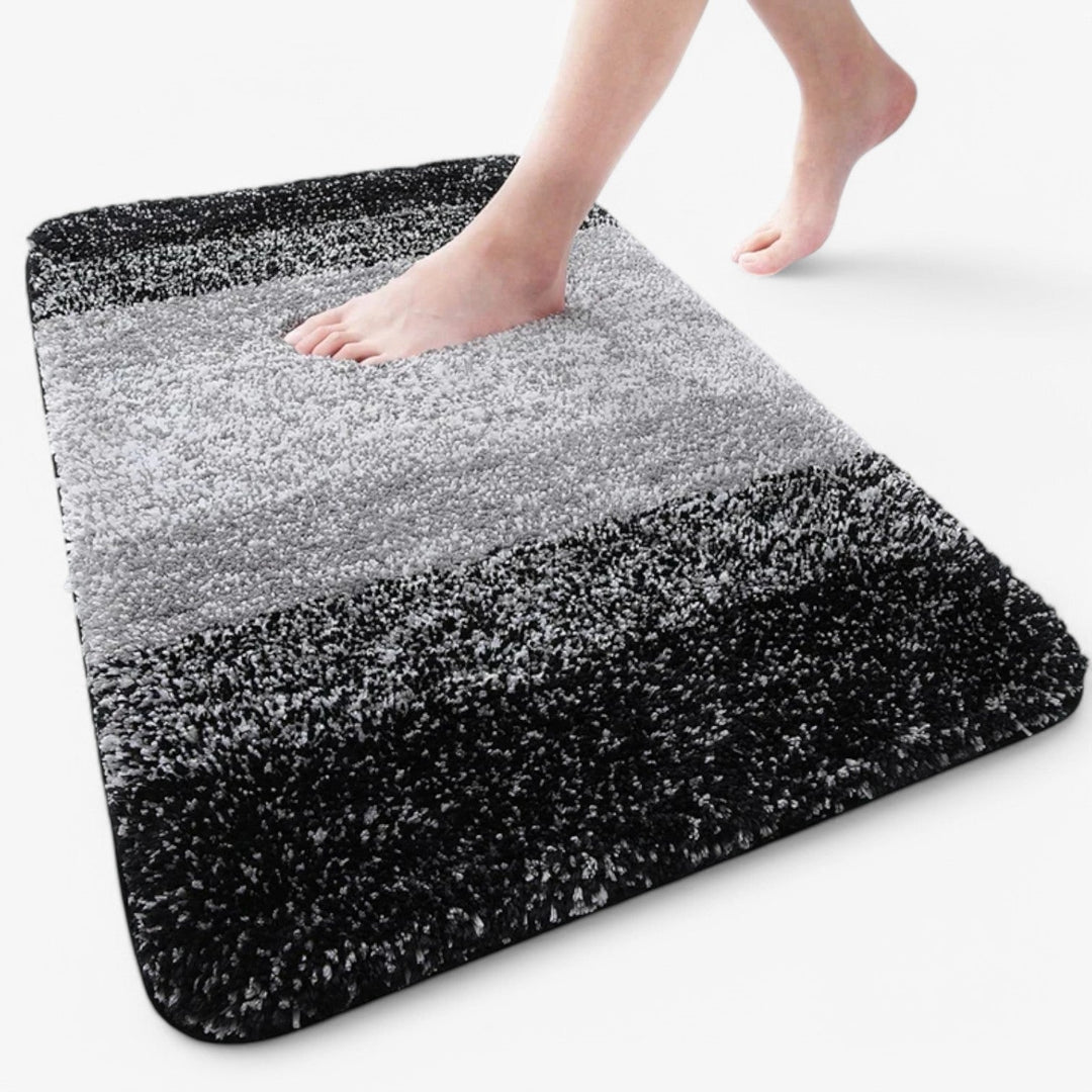 Niki | Absorbent Non-Slip Bath Mat with Graduated Stripes