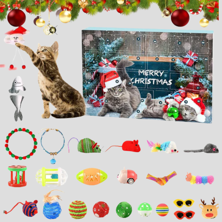 Niki | Advent Calendar for Cats: 24 Interactive Surprise Toys