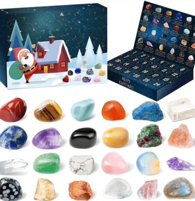 Niki | Advent Calendar with 24 Real Gemstones for Young Explorers