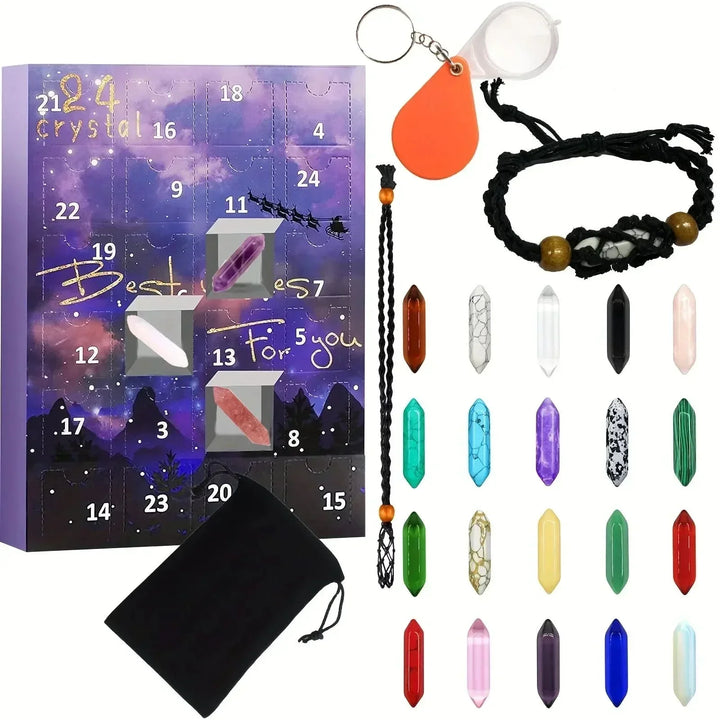 Niki | Advent Calendar with 24 Real Gemstones for Young Explorers