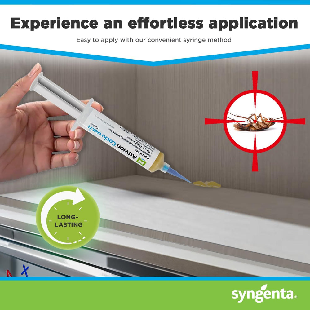 Niki | Advion Cockroach Gel Bait, Cockroach Killer, Non-Toxic Pest Control, Pest Management