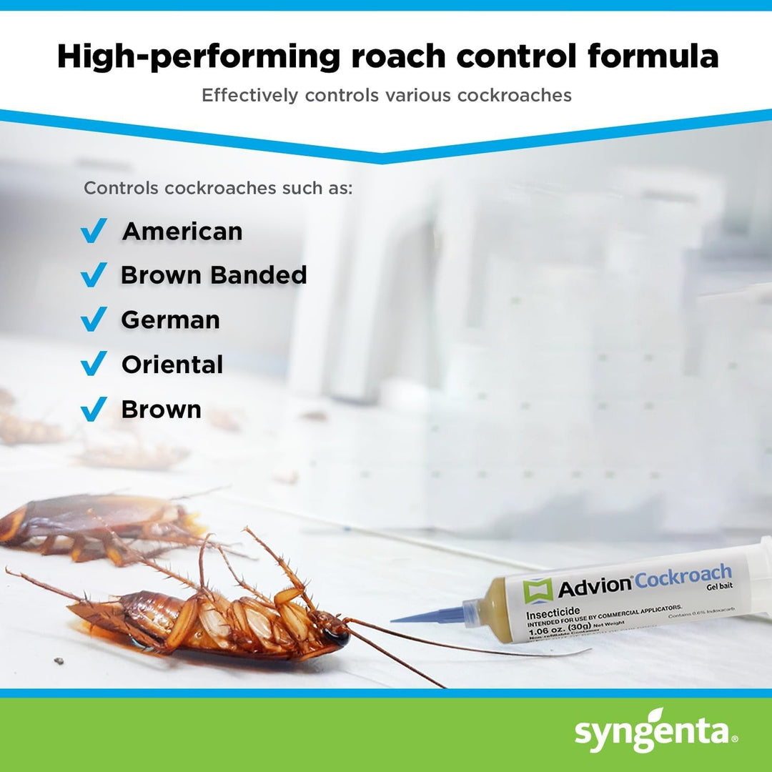 Niki | Advion Cockroach Gel Bait, Cockroach Killer, Non-Toxic Pest Control, Pest Management