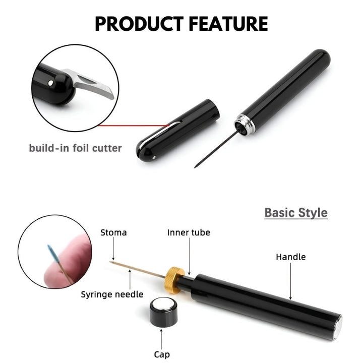 Niki | Air pressure wine opener