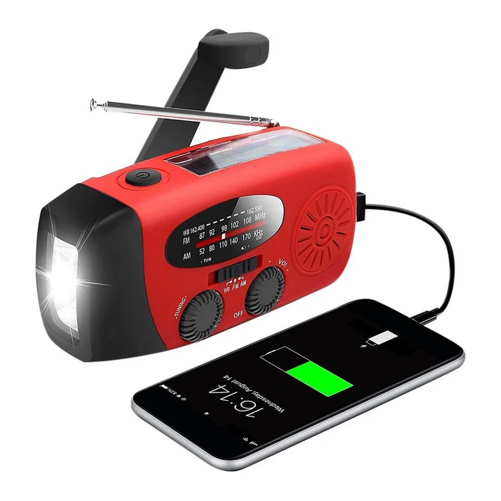 Niki | All in One Emergency Radio with Solar Energy and Power Bank