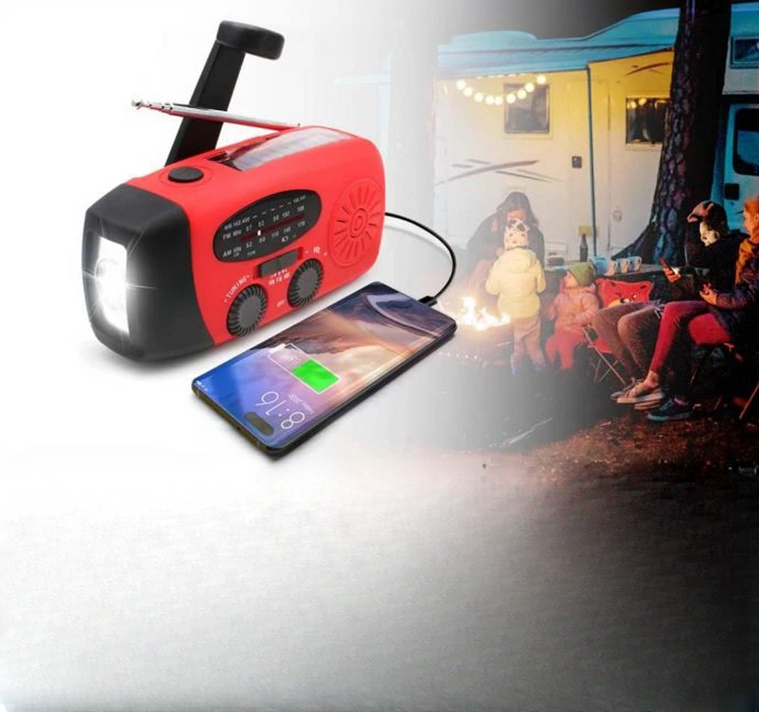 Niki | All in One Emergency Radio with Solar Energy and Power Bank