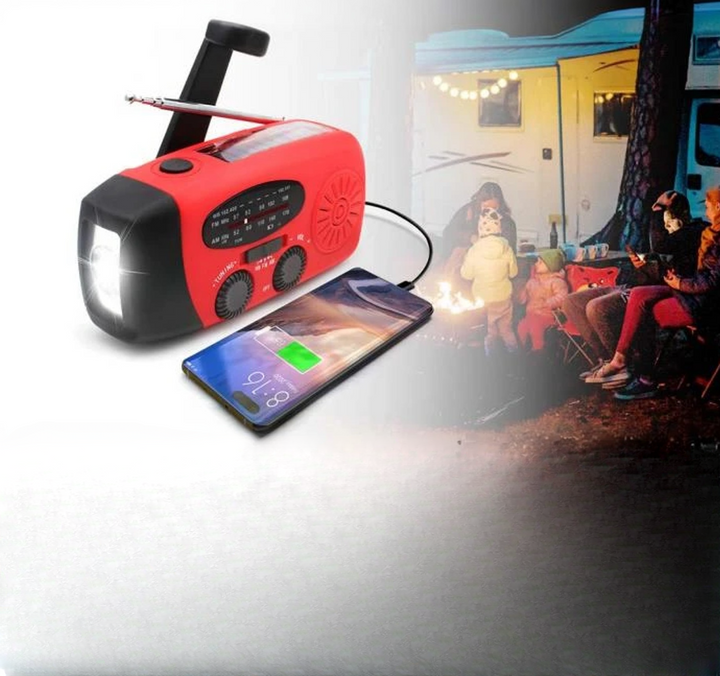 Niki | All in One Emergency Radio with Solar Energy and Power Bank