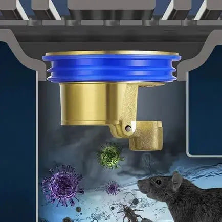 Niki | Anti-Odor Drainage Core made of Brass – Reliably Stops Drain &amp; Pipe Odors