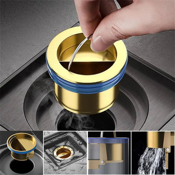 Niki | Anti-Odor Drainage Core made of Brass – Reliably Stops Drain &amp; Pipe Odors