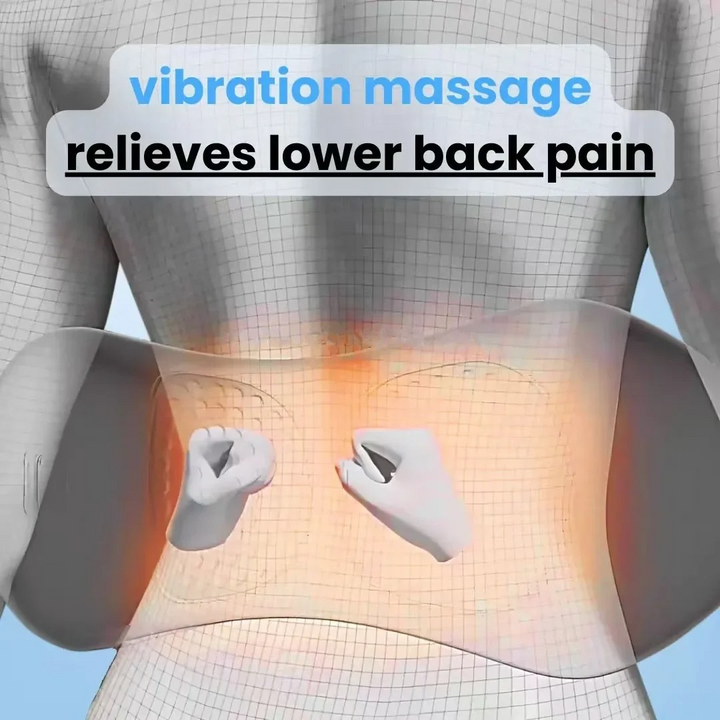 Niki | Back Pain Massagers with Heat &amp; Vibration, Back Support for Sciatica Relief, Lumbar Pain &amp; Posture Correction – 3-in-1 Home Therapy