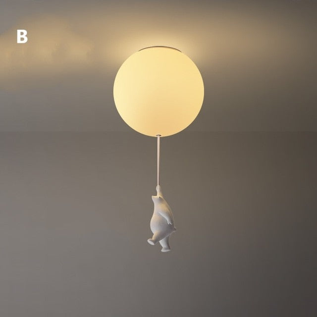Niki | Balloon Bear Ceiling Light | Playful Bear Design