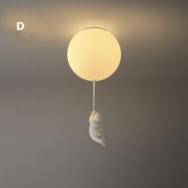 Niki | Balloon Bear Ceiling Light | Playful Bear Design