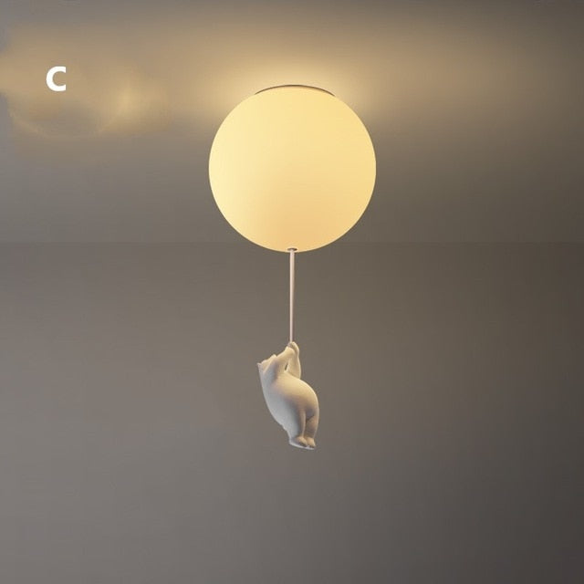 Niki | Balloon Bear Ceiling Light | Playful Bear Design