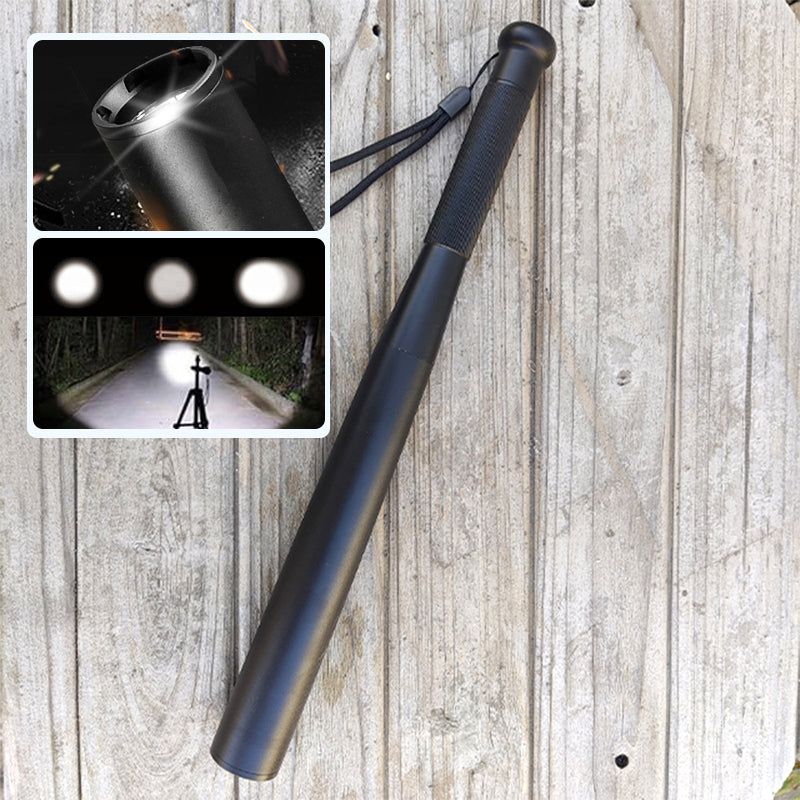 Niki | Baseball Bat Shaped LED Flashlight | Aluminum Alloy, 3 Lighting Modes | Emergency &amp; Utility Use