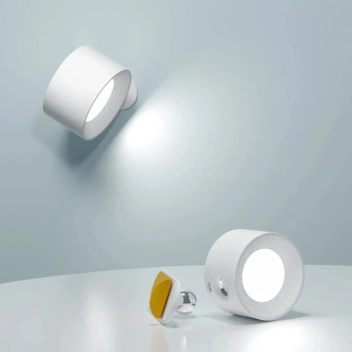 Niki | Battery-Powered Wall Lamp | Rechargeable, 360° Adjustable and Wireless for Bedrooms, Hallways, and Reading Nooks