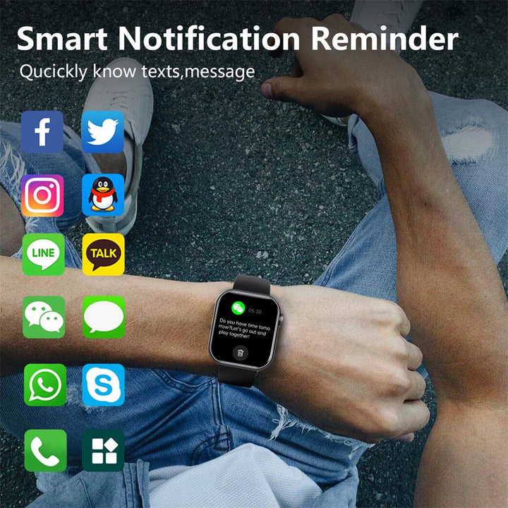 Niki | Blood Glucose Blood Pressure Blood Oxygen Sleep Monitor Waterproof Smartwatch
