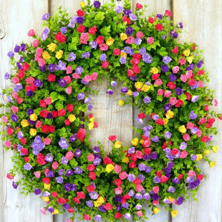 Niki | BloomWreath Spring &amp; Summer Front Door Wreath | Handmade Floral Grapevine Accent