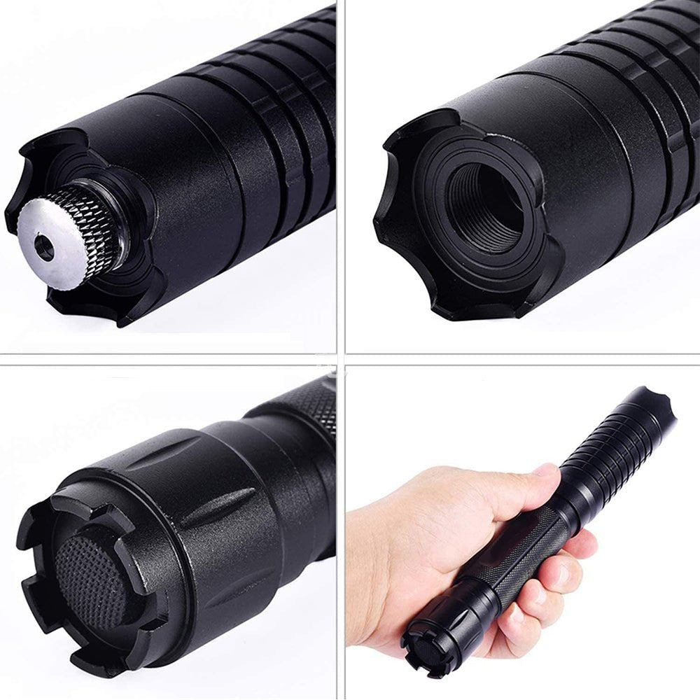 Niki | Blue Beam Laser Torch | 450nm High-Intensity Optical Output | Tactical 5000m+ Range | Adjustable Focus Aluminum Chassis | Thermal Ignition Capable Flashlight