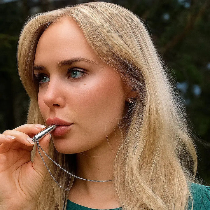 Niki | Breathing chain made of stainless steel – For quitting smoking &amp; stress relief