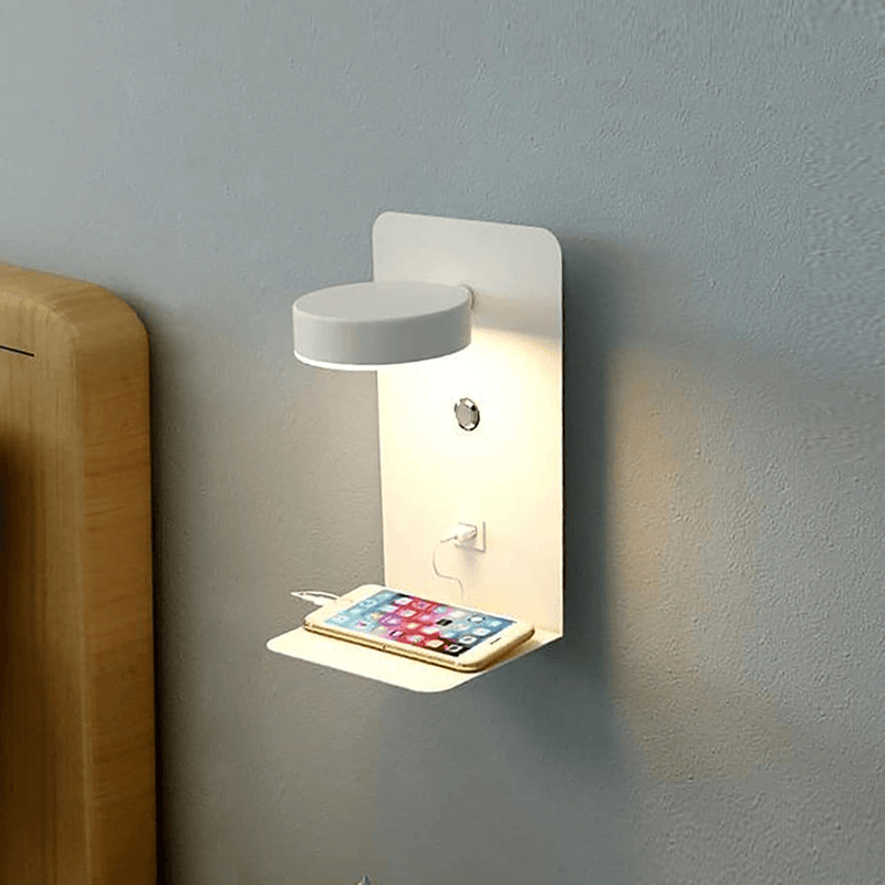 Niki | BrightSpot Night Lamp with Charger – 330° Rotation LED Desk Light with USB Charging Dock