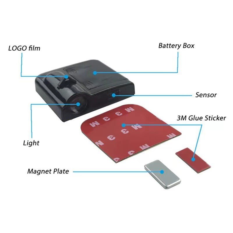 Niki | Car Door Logo Projector Light | Wireless LED Welcome Light | Custom Logo