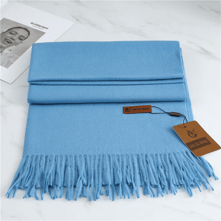 Niki | Cashmere Scarf with Tassels for Warmth and Elegance
