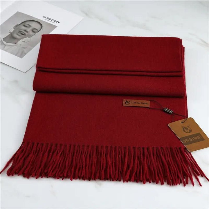 Niki | Cashmere Scarf with Tassels for Warmth and Elegance