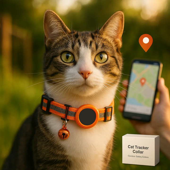 Niki | Cat GPS Tracking Collar | Quick Release Lock, Reflective Design &amp; Durable for Outdoor Safety Adventures