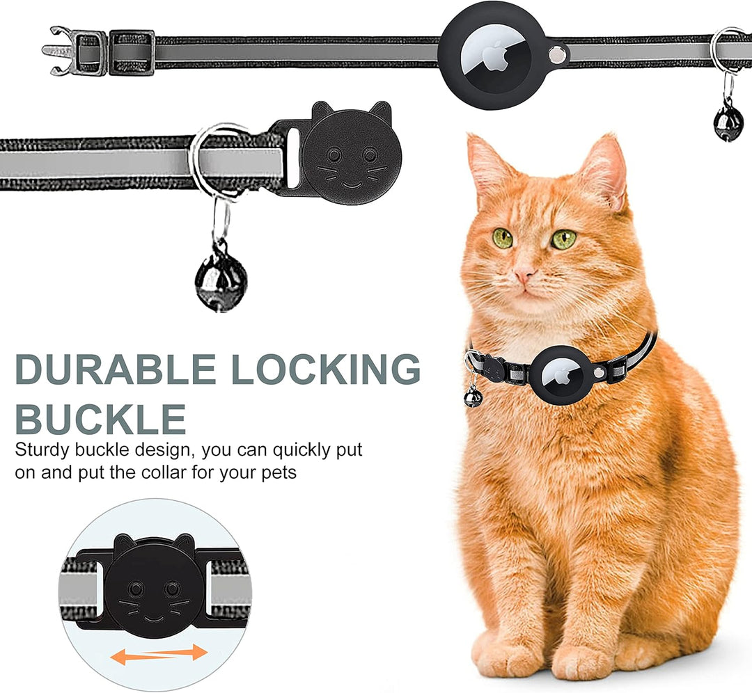 Niki | Cat GPS Tracking Collar | Quick Release Lock, Reflective Design &amp; Durable for Outdoor Safety Adventures