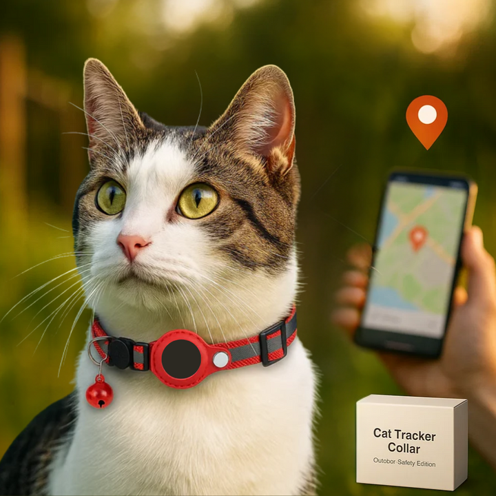 Niki | Cat GPS Tracking Collar | Quick Release Lock, Reflective Design &amp; Durable for Outdoor Safety Adventures