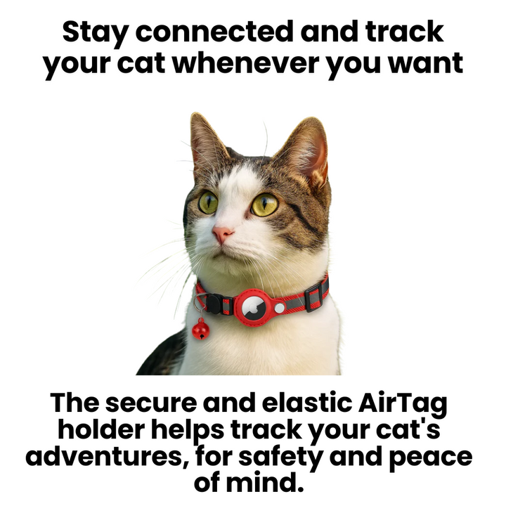 Niki | Cat GPS Tracking Collar | Quick Release Lock, Reflective Design &amp; Durable for Outdoor Safety Adventures
