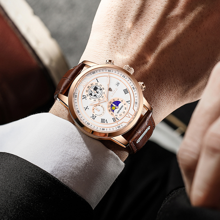 Niki | Classic Chronograph Men’s Watch | Stylish &amp; Functional Luxury Wristwatch for Every Occasion
