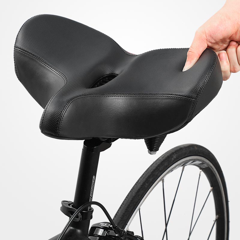 Niki | Comfort Bicycle Saddle with Wide Seat and Suspension