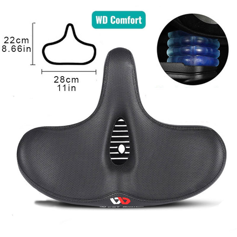 Niki | Comfort Bicycle Saddle with Wide Seat and Suspension