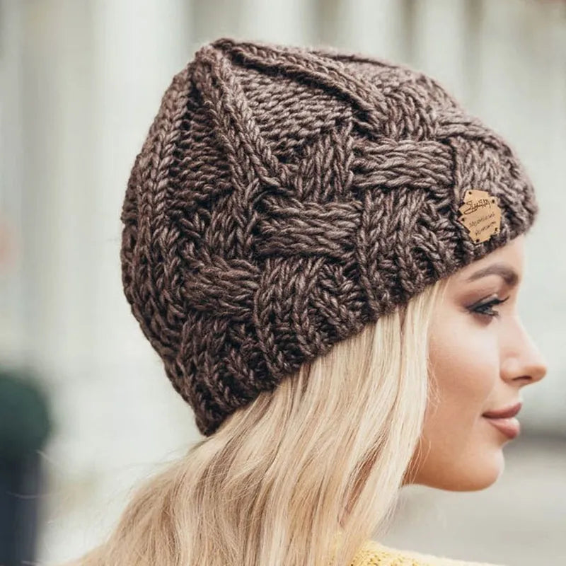 Niki | Comfortable Knitted Beanie – Soft Wool Blend Winter Hat