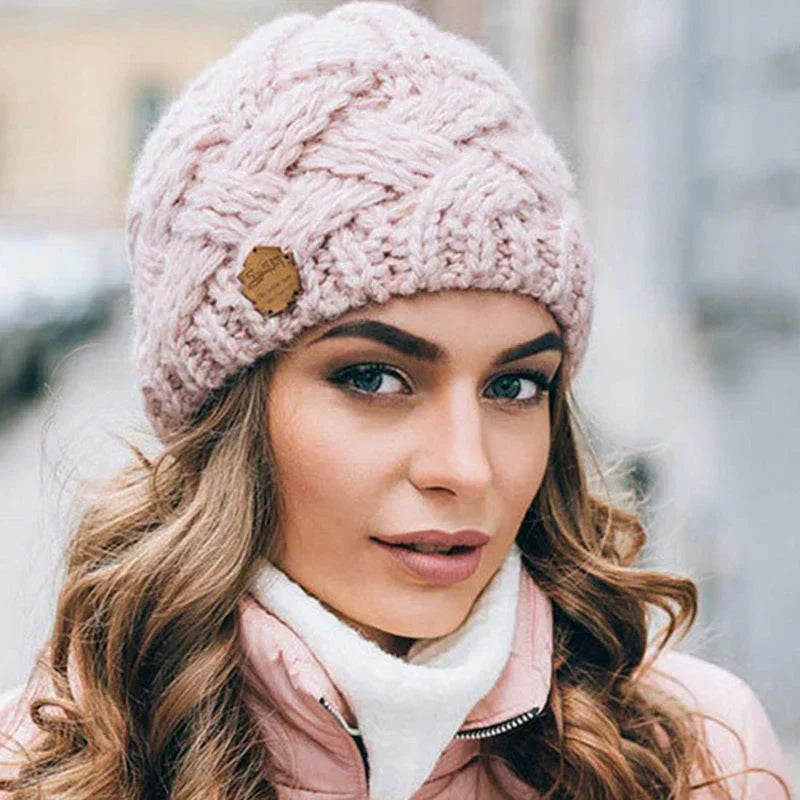 Niki | Comfortable Knitted Beanie – Soft Wool Blend Winter Hat